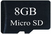 Флешка MicroSD 8 гб